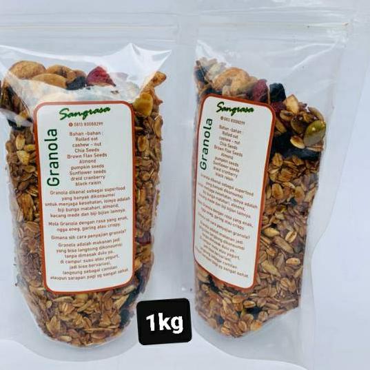 

✫ granola enak 1 kg granola - best seller ❄
