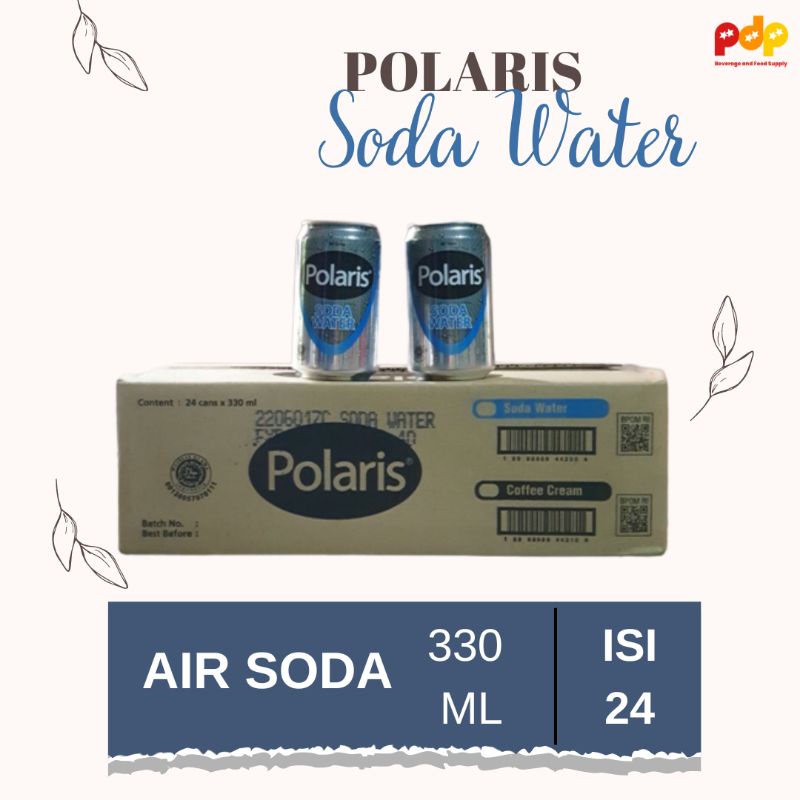 

Polaris Soda Water 330 ml/klg Isi 24/dus