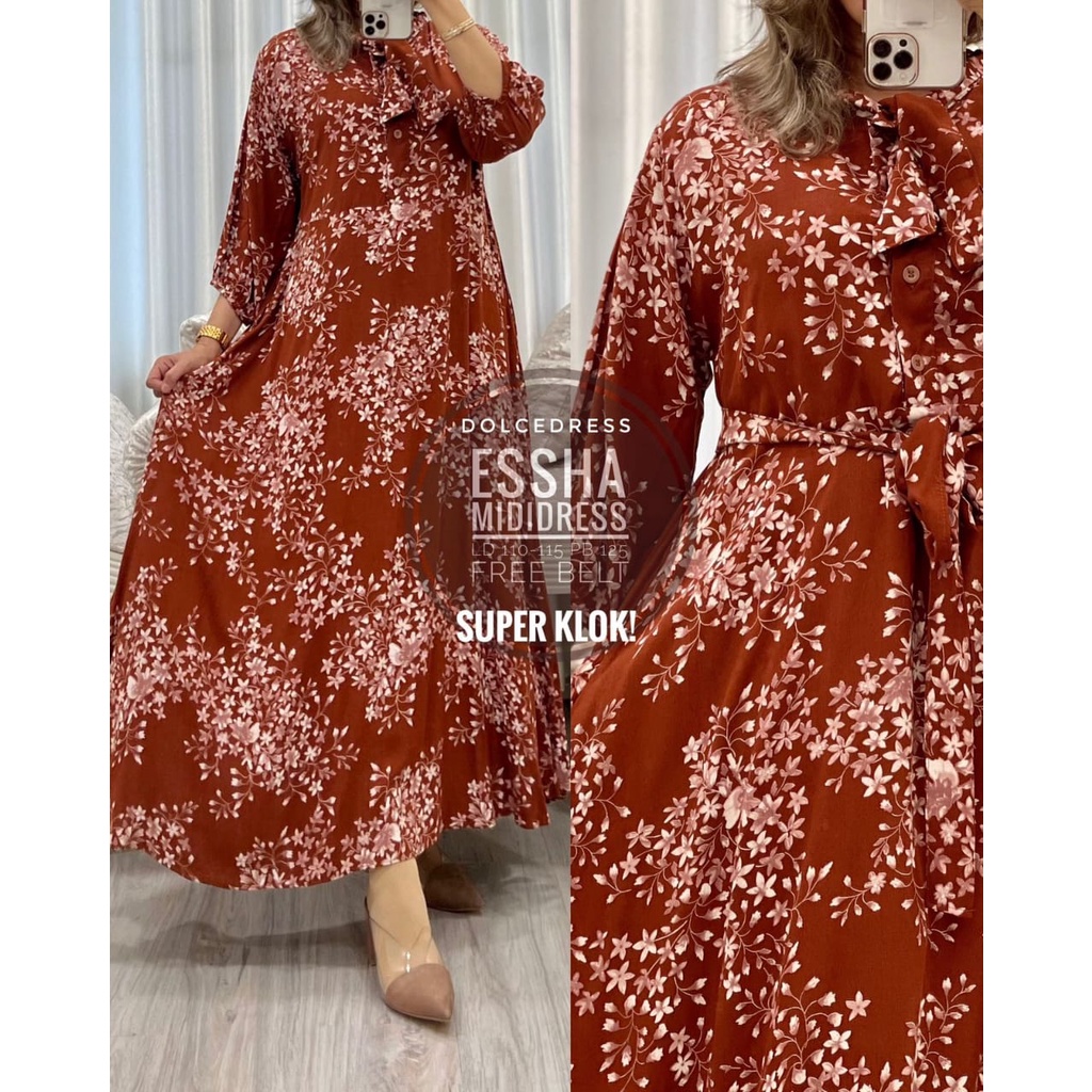 Daster Arab Essha Midi by Dolce Dress