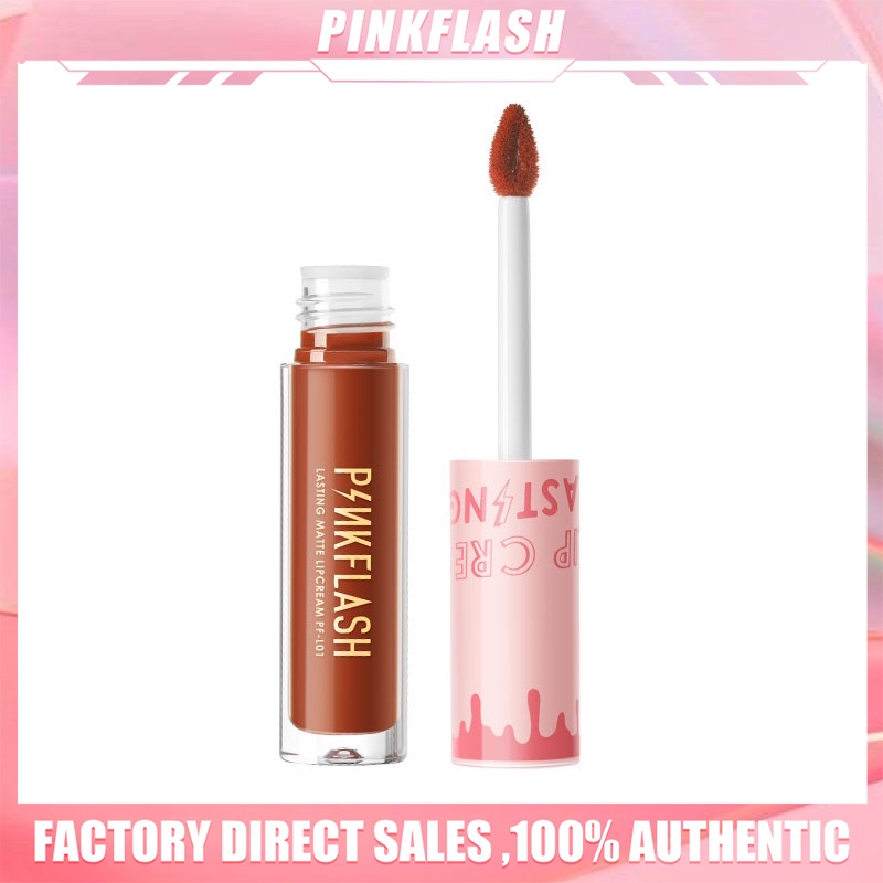 PINKFLASH OhMyKiss OhMyPinkFlash Lipgloss Perawatan Bibir Soft Matte VE Moisturising Longlasting Liquid Lasting Glossy