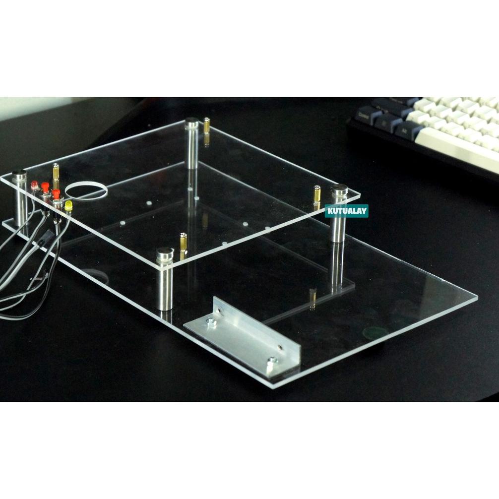 Casing Komputer Open Air Acrylic Mini ITX PC CPU Akrilik Benchtable