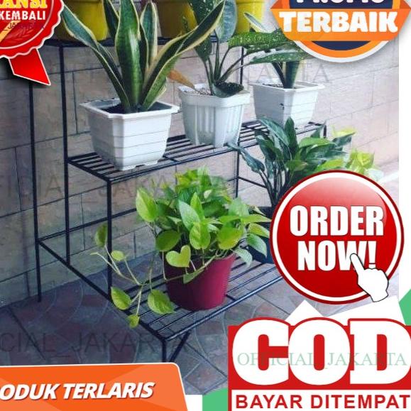 ☄ BESI 8MM RAK BUNGA TINGKAT PREMIUM / RAK BUNGA TANGGA BERTINGKAT ←