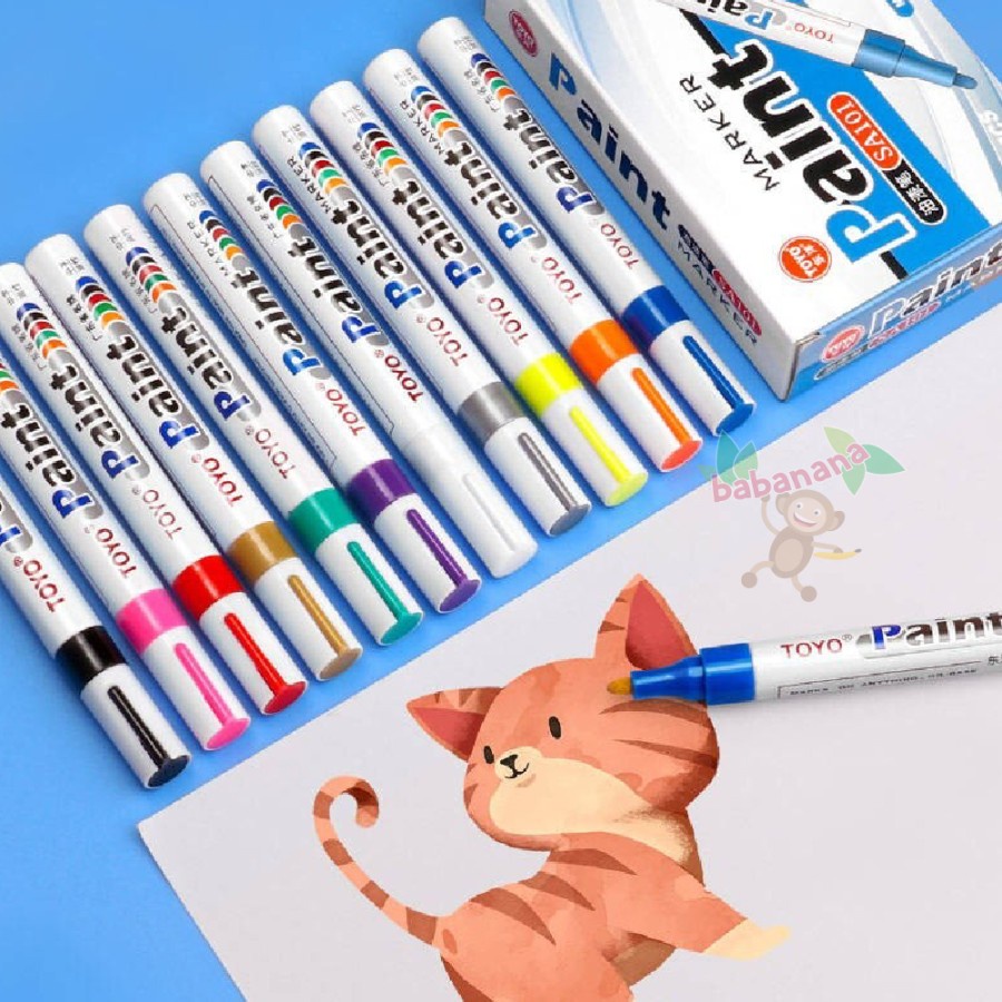 Toyo SA-101 Spidol Ban Permanen Anti Air Spidol Ban Paint Marker