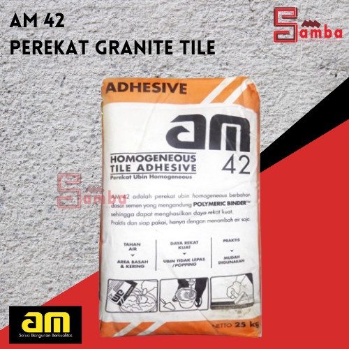 ,,,,,,,] AM 42 Perekat Granite Tile SEMEN PEREKAT GRANIT 25KG