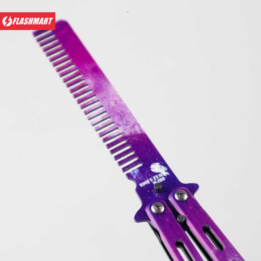 Flashmart Sisir Besi Butterfly Balisong Training Knife CS GO - YS-7319