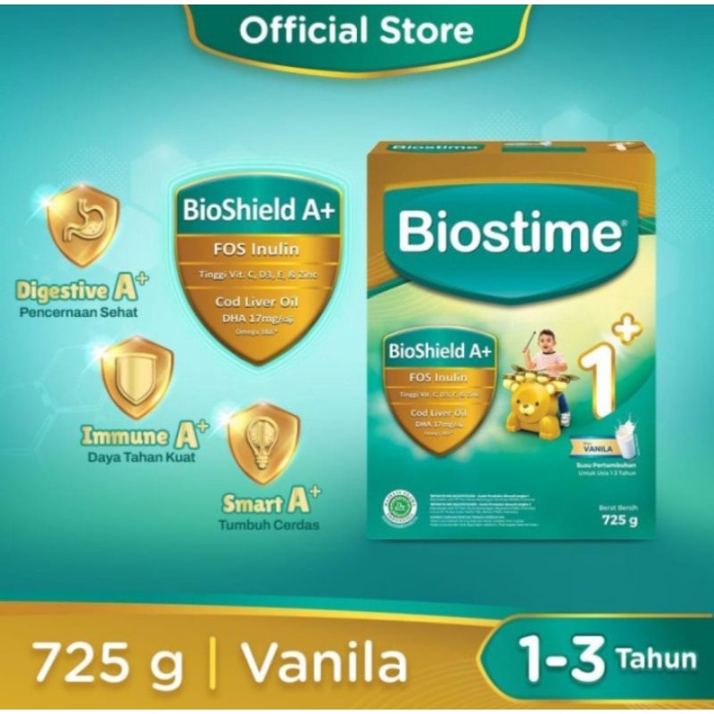 Biostime 1+Vanilla 725gr