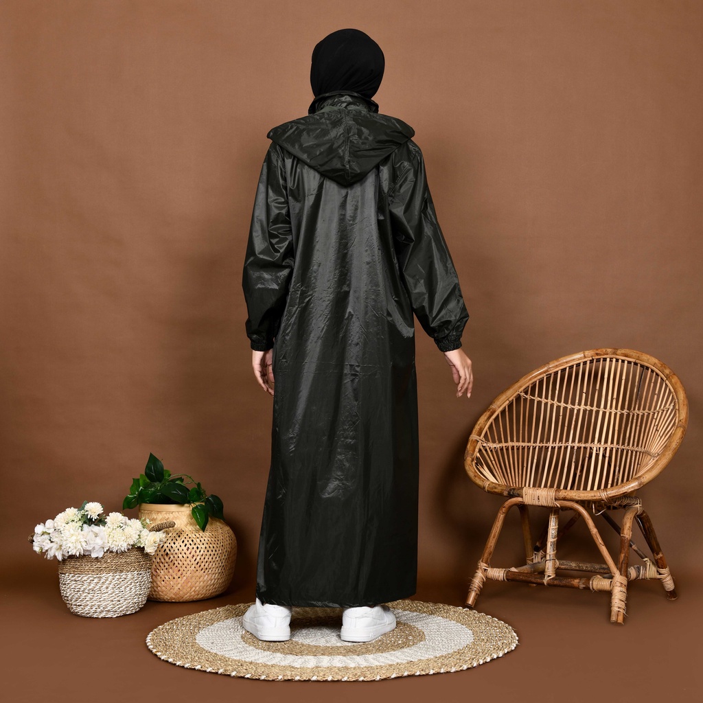 Jas Hujan Gamis / gamis jas hujan / jas hujan wanita gamis / mantel hujan gamis