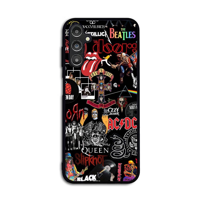 Casing Hardcase Custom Hp Samsung Galaxy A14 A71 A51 A31 4G 5G Band Rock Collage AB1143 Case Cover