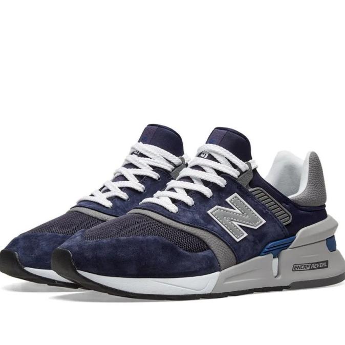 Sepatu NB New Balance 997 Encap Reveal Navy Blue Sneakers Pria