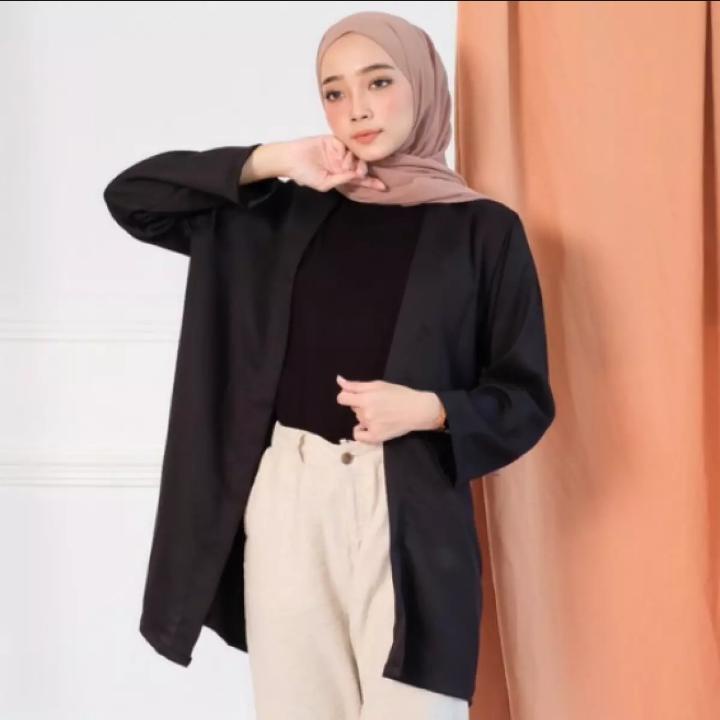 Hagia Clt - Fora Top Outer Kardigan Wanita Terbaru Baju Luaran Kekinian Modis Dan Keren