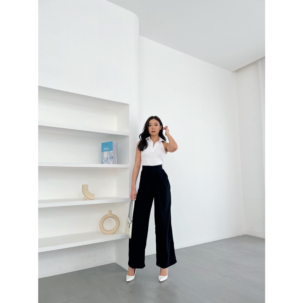 [ Marveile ] Posie Highwaist Pants / HW Cullote Pants