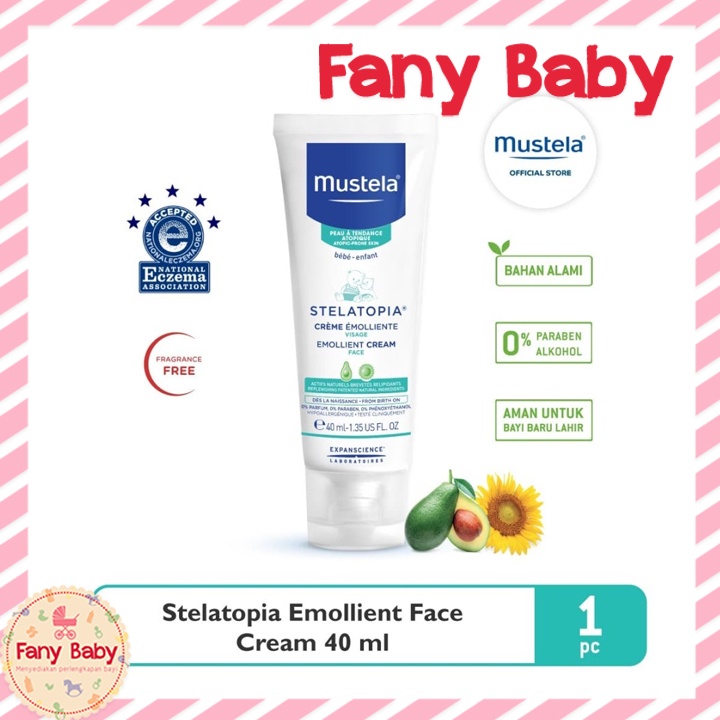 MUSTELA STELATOPIA EMOLIENT FACE CREAM 40ML