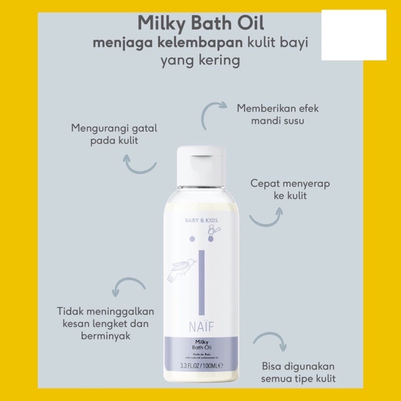 Naif Milky Bath Oil