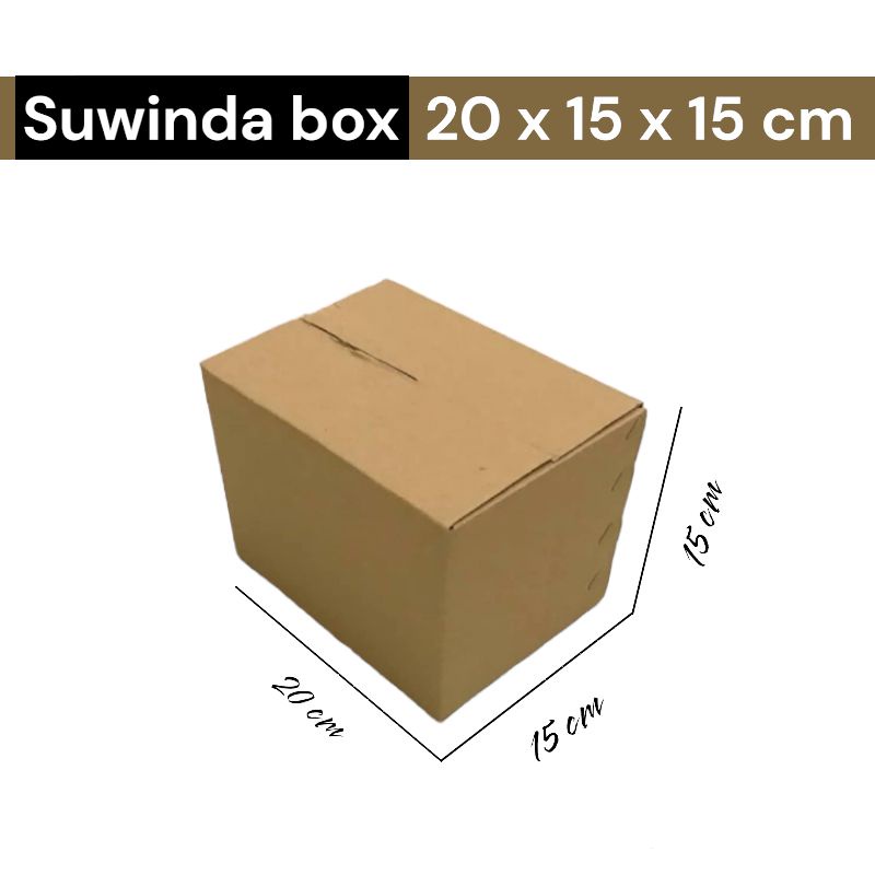 

Kardus karton uk. 20x15x15 cm Kotak Box ST untuk packing Souvenir -dll
