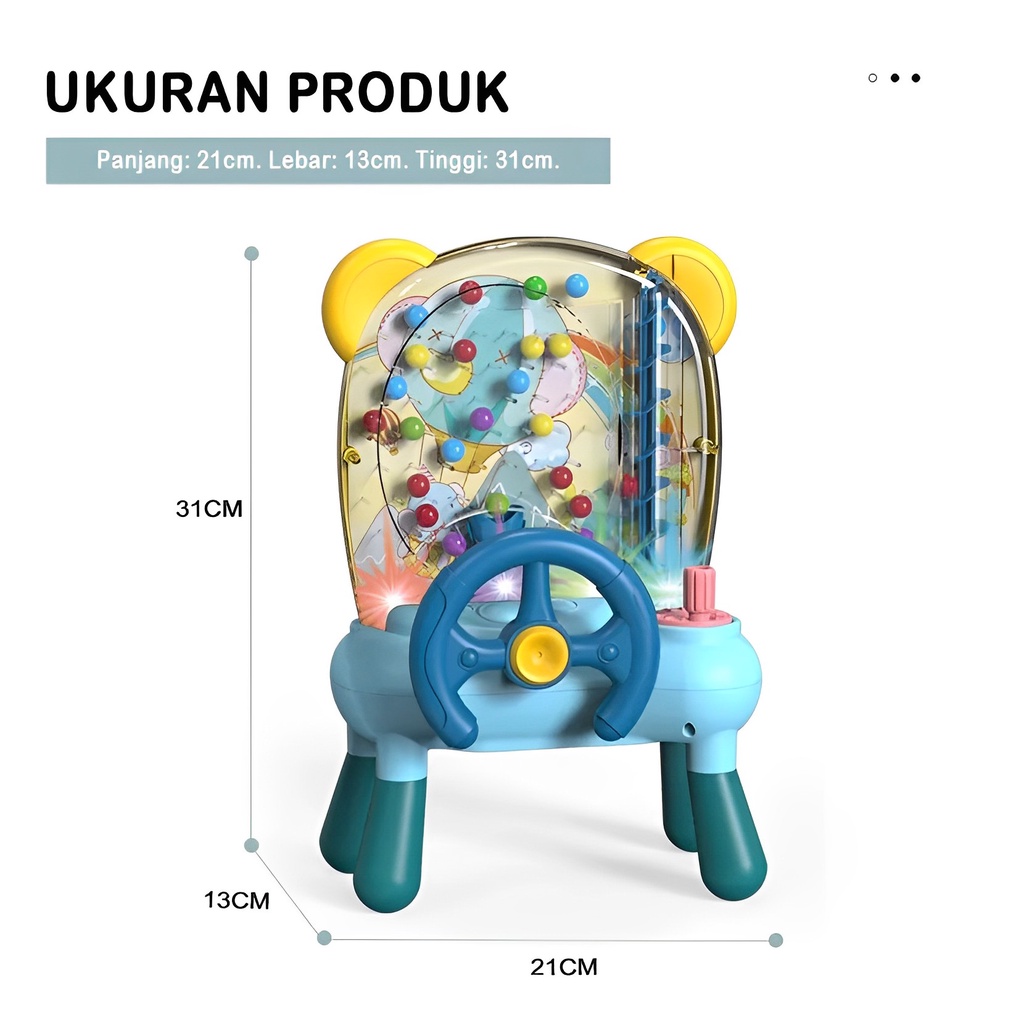 Game Console Premium Lampu &amp; Musik | Mainan Anak 3-4-5 Tahun Laki Laki Perempuan Terbaru 2023