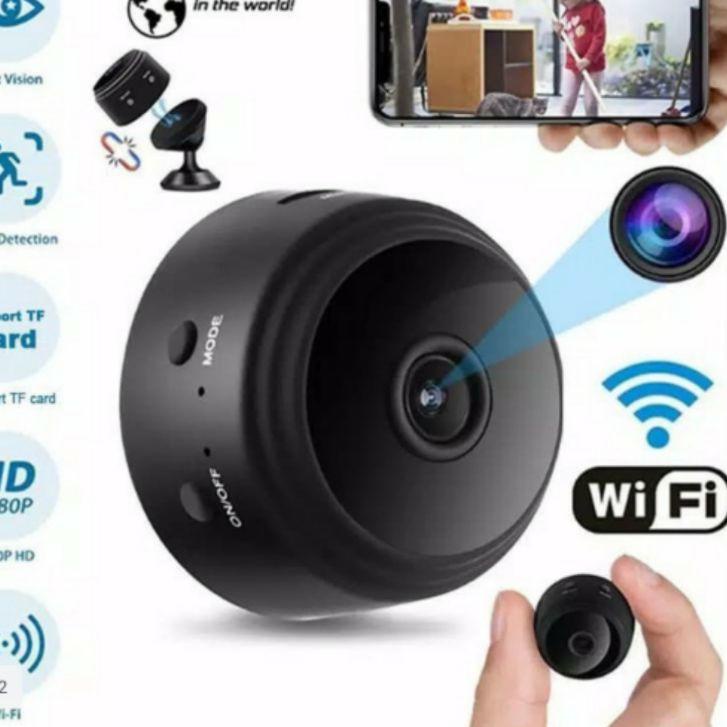 ◌ Kamera cctv Wifi Ip Camera CCTV Mini A9 WiFi 1080p HD / Camera CCTV Mini IP Cam A9 WiFi Apps V380 