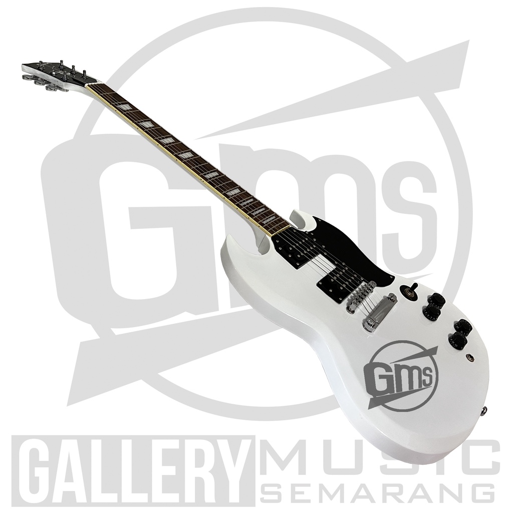 Gitar Elektrik Gibson SG White Custom Standart