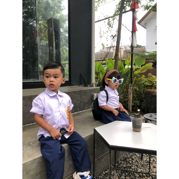 Setelan Lucu Anak Model Seragam Sekolah Laki Laki