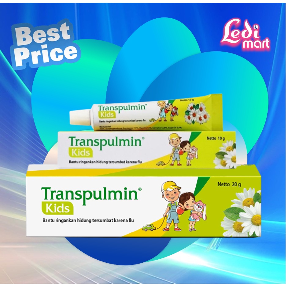 ORIGINAL Transpulmin BABY KIDS Balsem 10gr  20g / Balsam Anak Bayi Hidung Tersumbat / LEDI MART