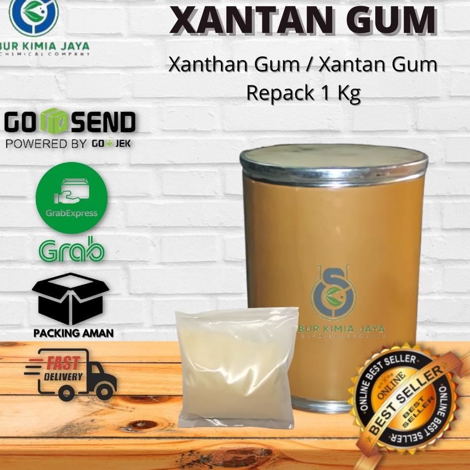 

☻ Xanthan Gum 1 Kg / Xantan gum / pengental ( food grade ) ✾