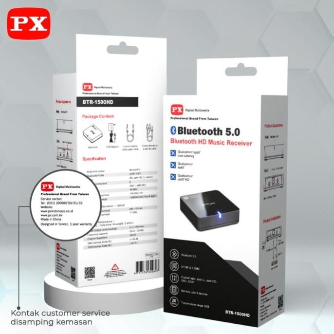 Bluetooth Receiver Audio 5.0 aptX Optic Wireless Stereo PX BTR 1500HD