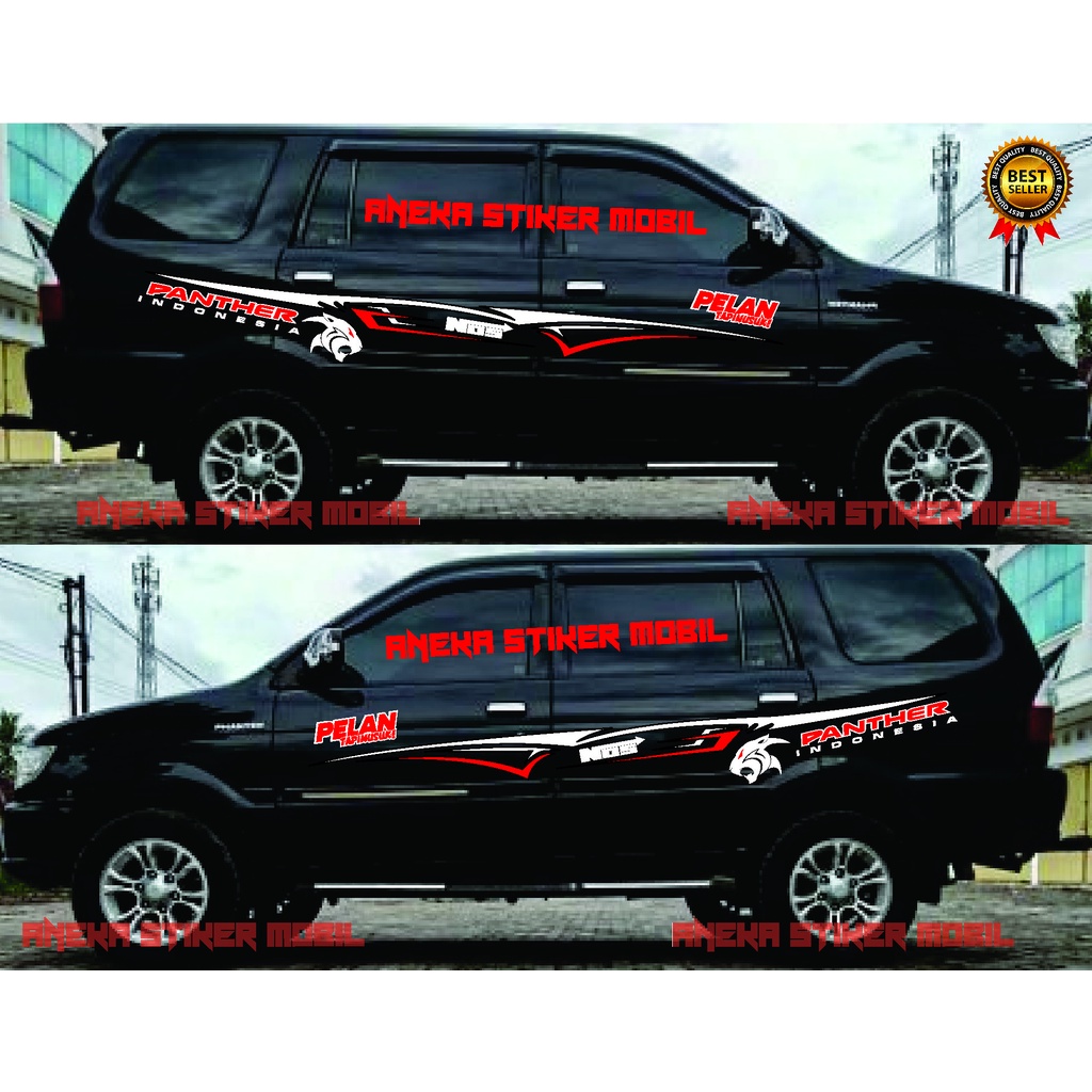Stiker Body Mobil Isuzu Panther Aksesoris Stiker Cutting Panther