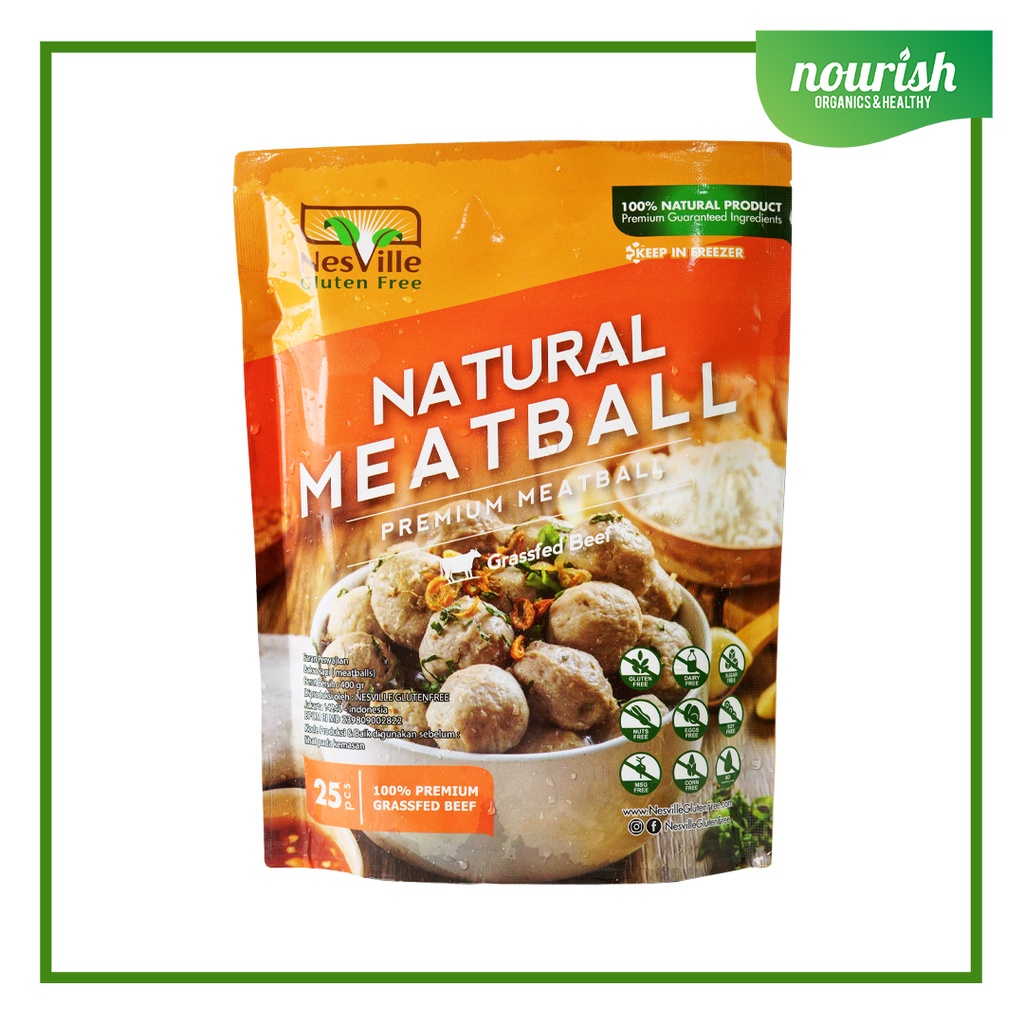 

Nesville - Natural MEATBALL Non GMO, GLUTEN FREE,HALAL