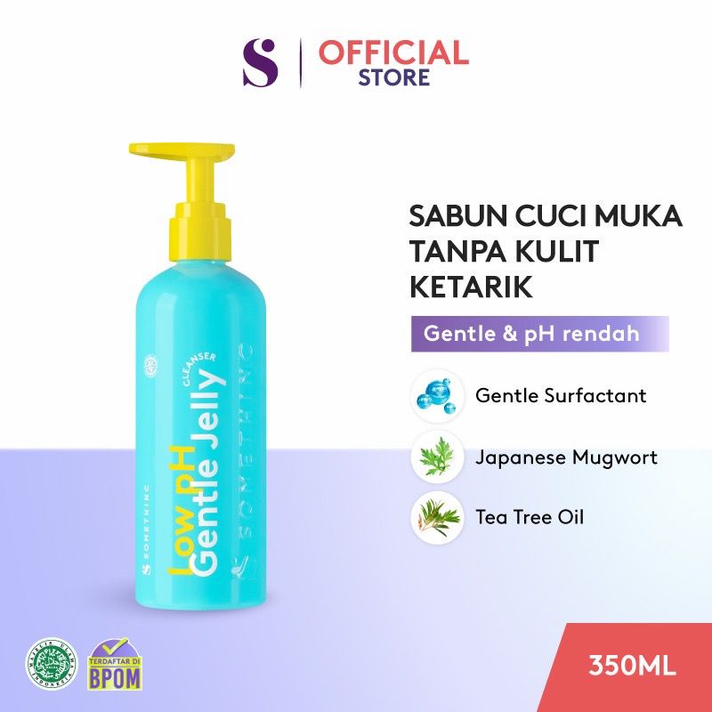 BPOM SOMETHINC Low pH Gentle Jelly Cleanser 350ml Size Jumbo Facial Wash Sabun Cuci Muka Semua Jenis Kulit