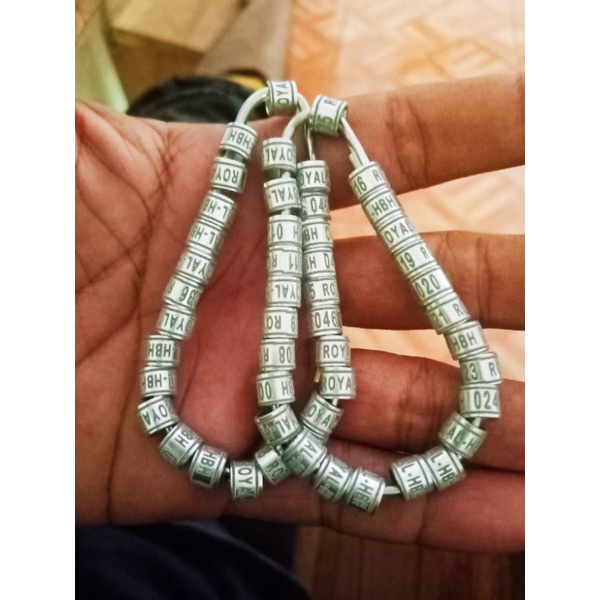 Ring perkutut/cincin murai/gelang merpati/laser list