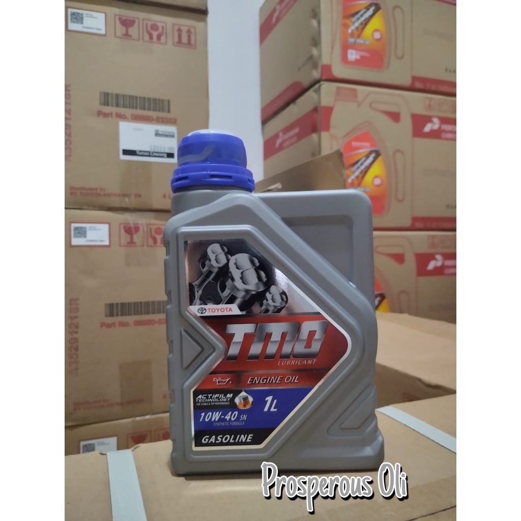 Oli Mesin TMO 10W-40 TOYOTA 1 Liter | Oli Synthetic / Oli Mesin / Oli Mobil / Oli Murah / Pelumas Mo