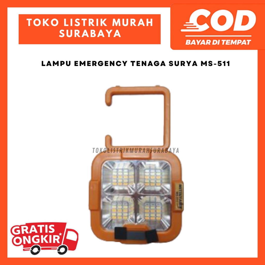 LAMPU EMERGENCY TENAGA SURYA MITSUYAMA MS511