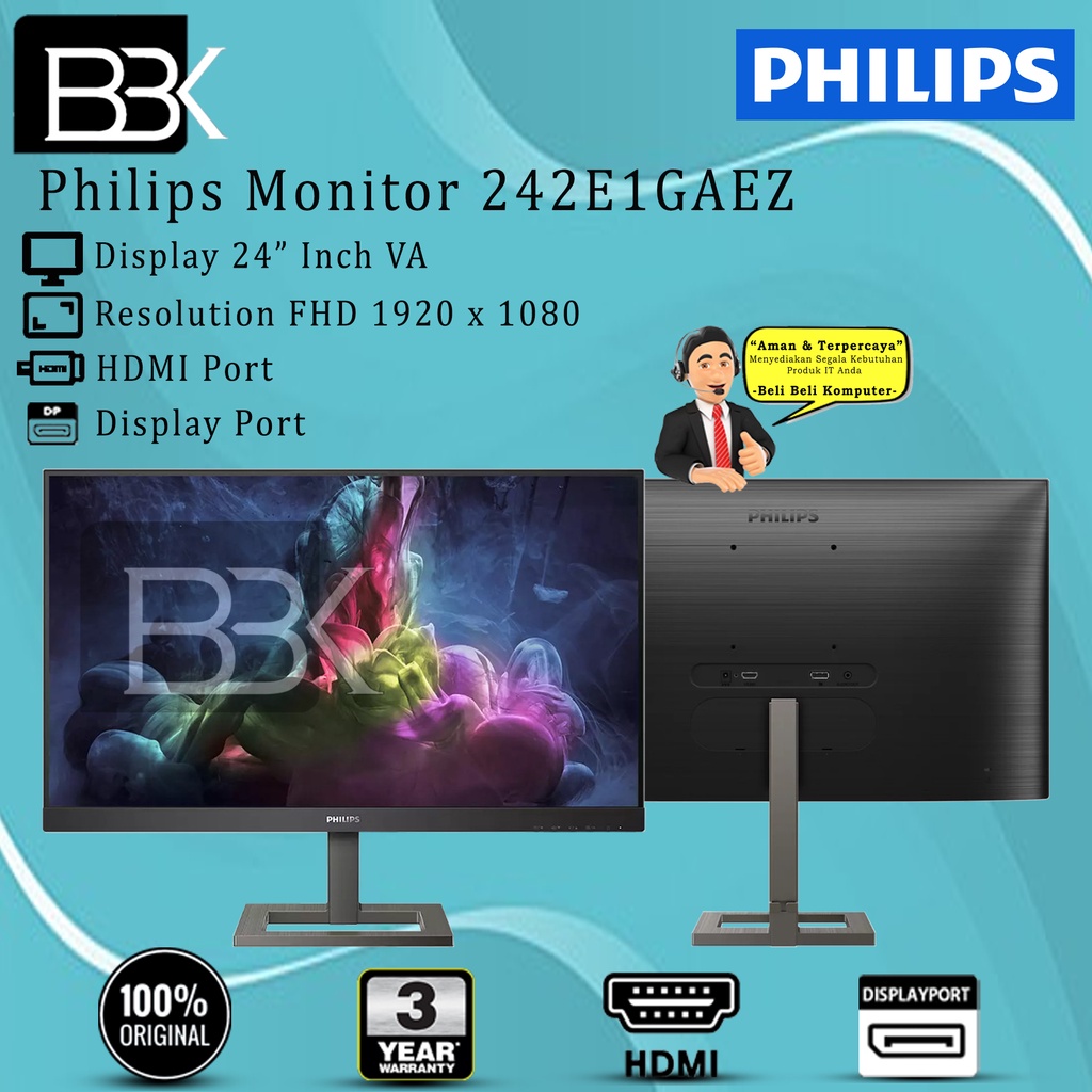 Philips 242E1GAEZ Monitor Gaming