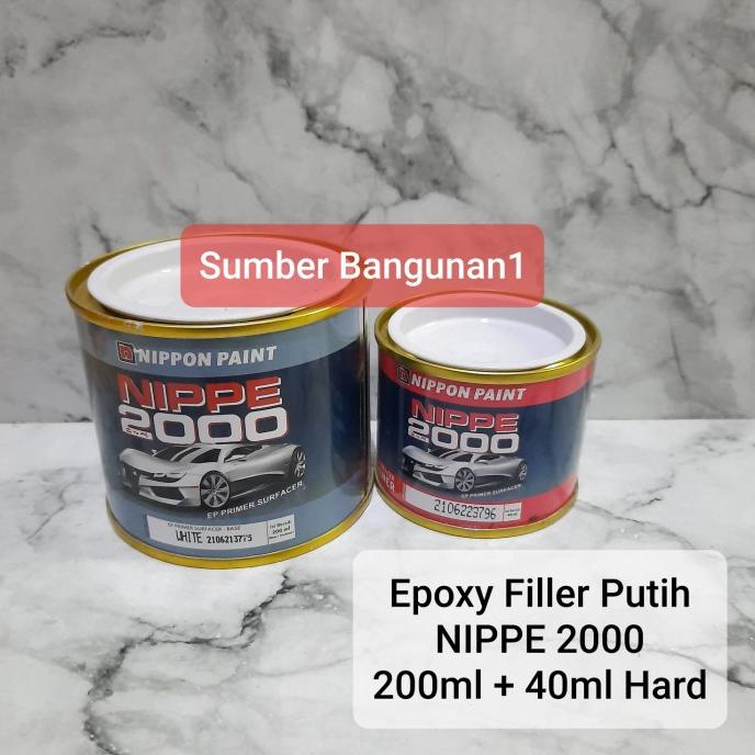 Termurah Epoxy Filler Nippe 2000 200Ml Cat Dasar Otomotif Besi