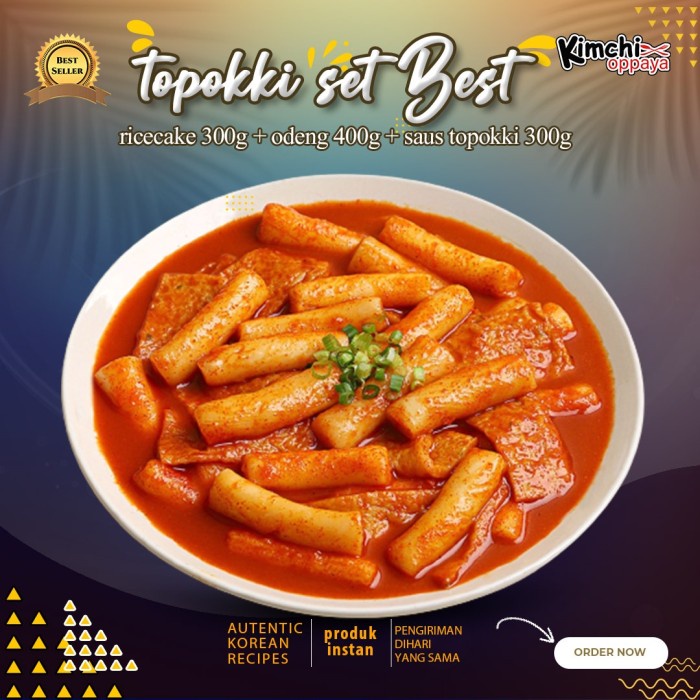 

TOPOKKI 300 GRAM DAN ODENG 400 GRAM SETS BEST CHOICE ENAK