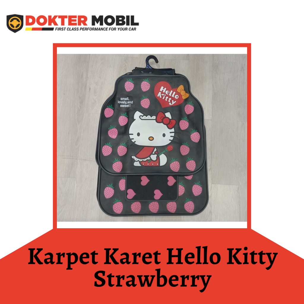 Karpet Karet Hello Kitty Strawberry