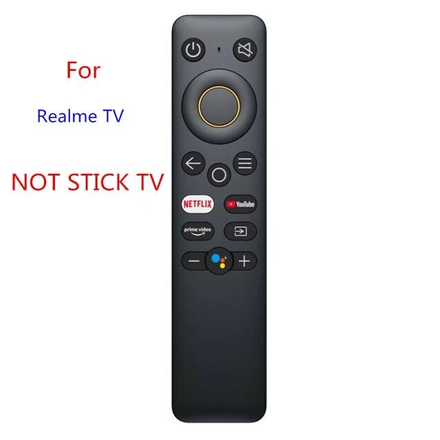 Remote TV Realme Voiced Remote Control Youtube Google Assistant Digital TV Realme Stick