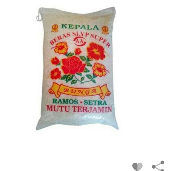 

☏ BERAS BUNGA 5KG RAMOS SETRA SLYP SUPER ●