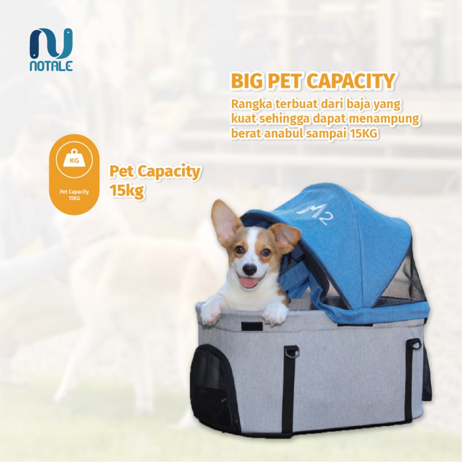 Notale Dogaru Pet Stroller 2 in 1 Foldable NTL-PS101 / PC100