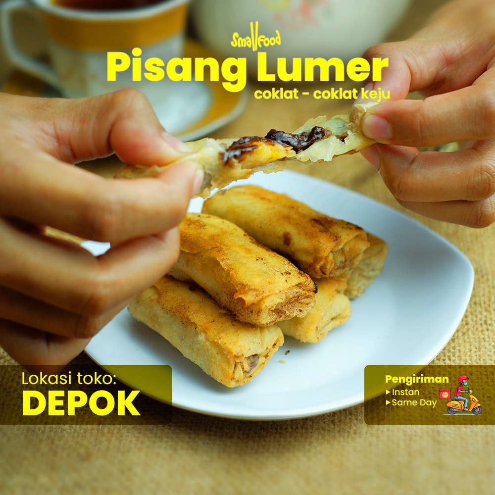 

Isi 10 - Pisang Lumer Coklat/Coklat Keju Smallfood Frozen Food