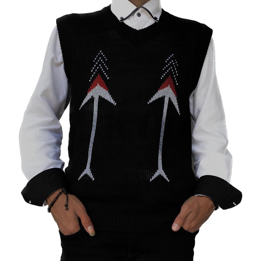 SWEATER ROMPI RAJUT PRIA ARROW