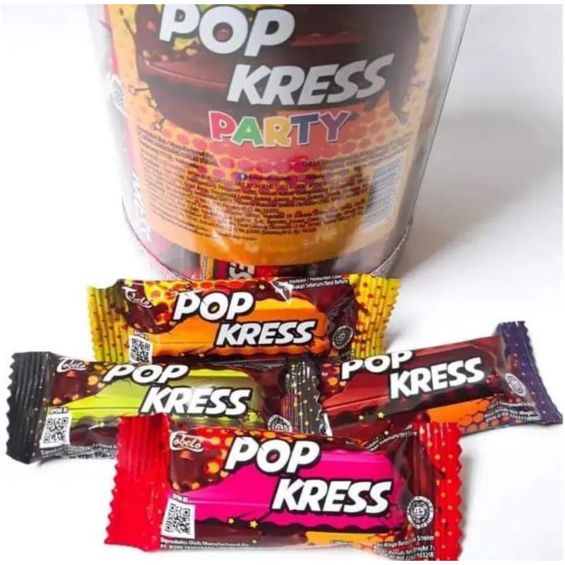 

COKLAT TOBELO - POP KRESS PARTY ISI 40 PCS