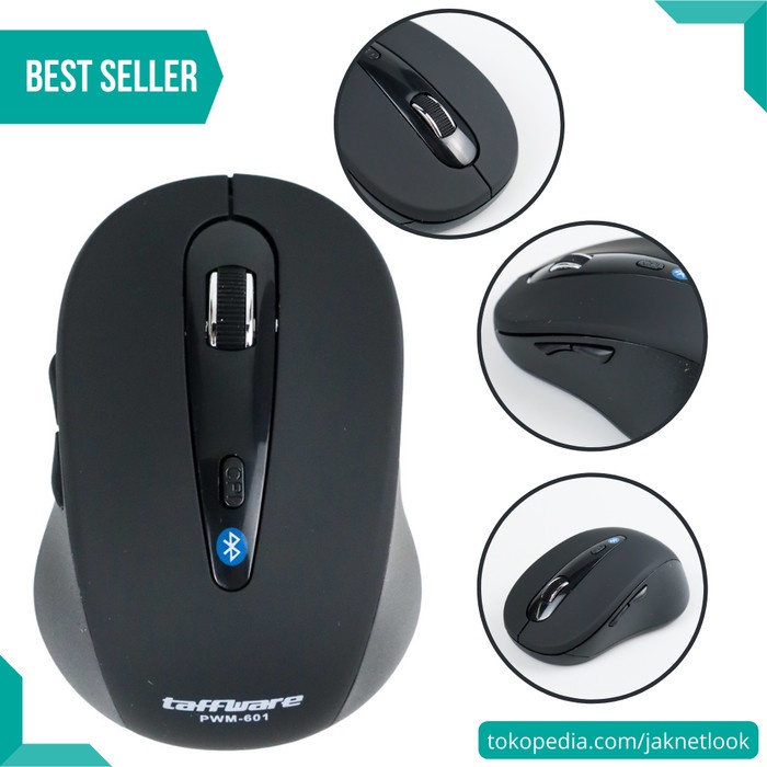 MOUSE BLUETOOTH 3.0 WIRELESS TANPA / NO DONGLE USB UNIVERSAL 1600DPI