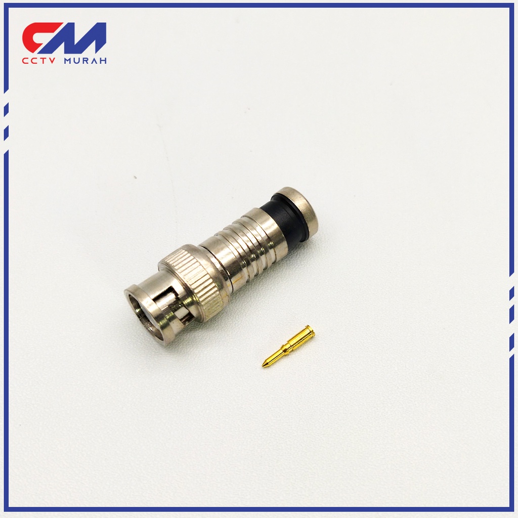 BNC COMPRESS RG-59 || CONNECTOR BNC COMPRESS TAIWAN ORIGINAL