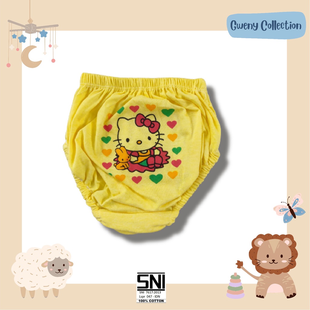 CELANA DALAM ANAK PEREMPUAN CD ANAK SIZE M, L, XL  (CD CT 11)