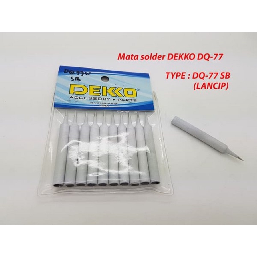 Mata Solder Lancip Dekko DQ77N Lancip