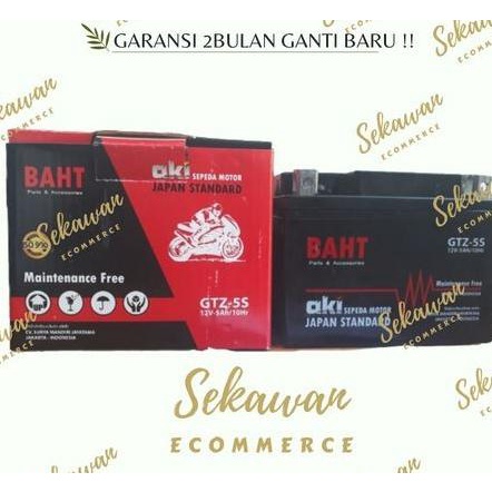 Sparepart Motor Baht Gtz-5S Gtz5 Ytz5 12V 5A