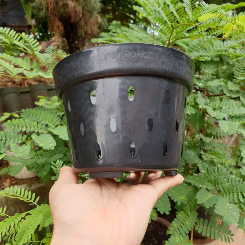 POT ANGGREK NKT POROS Uk 15 (15 cm) LUBANG BANYAK