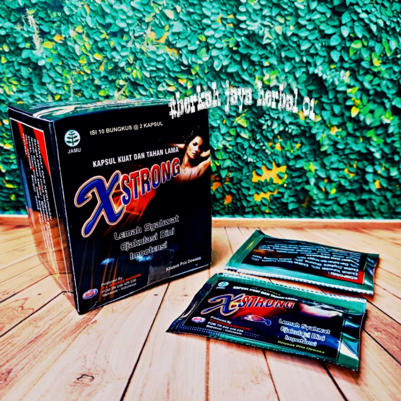 Xstrong Kapsul Kuat Tahan Lama Pria Original Isi 20 Kapsul