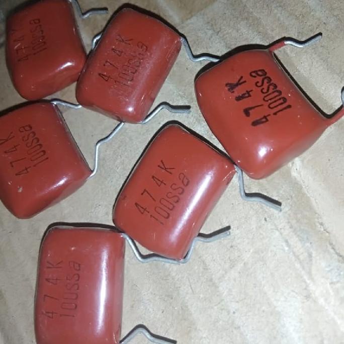 Kapasitor Milar 474 100V Mylar 470nf 100V Mylar 0.47uF 100V rajaav77 dijamin