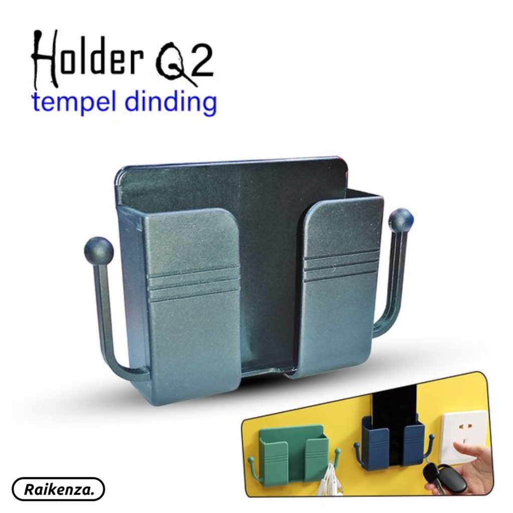 RAK CHARGER 2 KAIT RAK GANTUNG HP RAK GANTUNG REMOTE RAK GANTUNG CHARGER RAK HOLDER TEMPEL DINDING